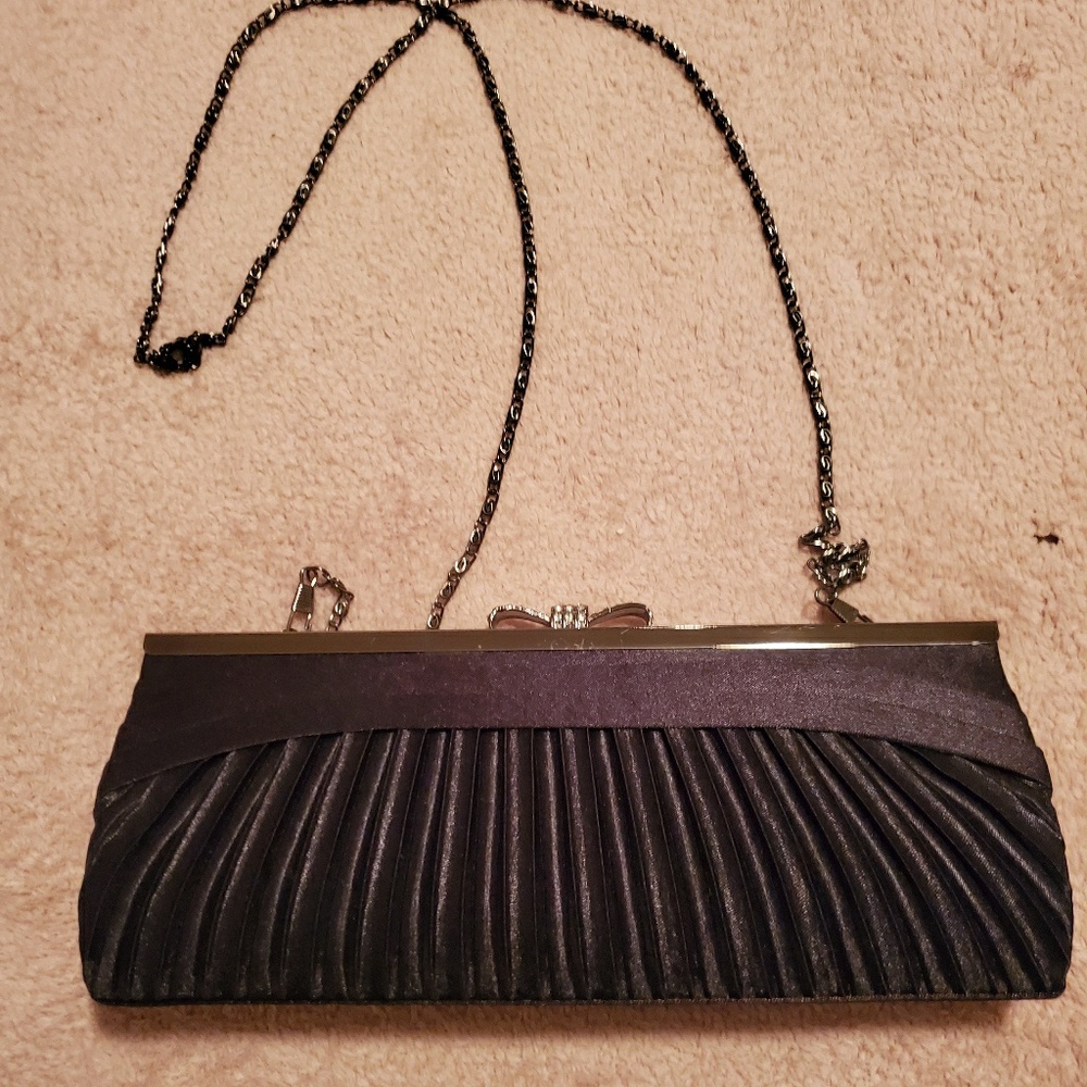 Pretty Black Clutch Evening Bag